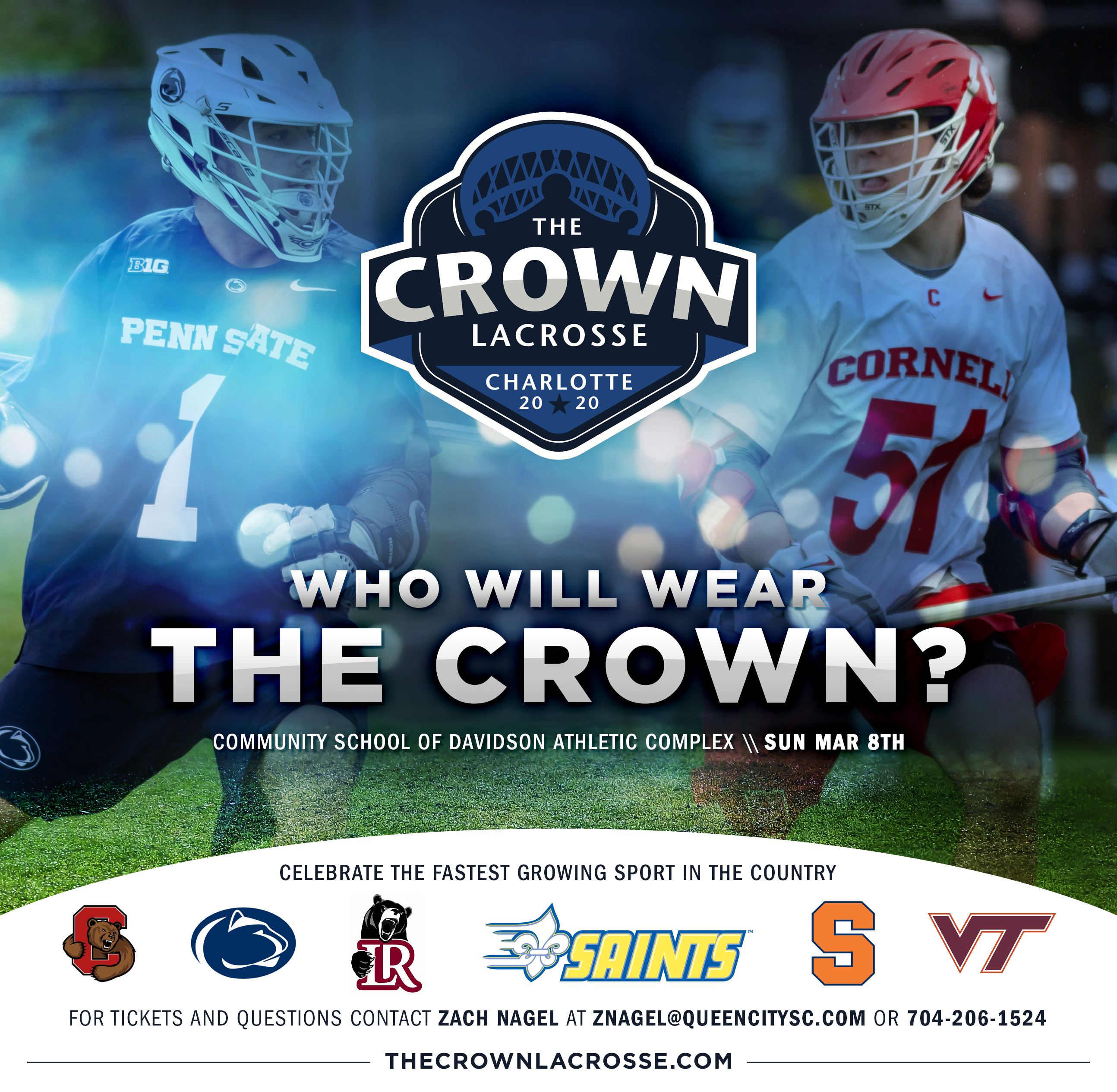Read more about the article THE CROWN LACROSSE CLASSIC NAMES THE CASEY POWELL WORLD LACROSSE FOUNDATION AS ITS OFFICIAL CHARITY